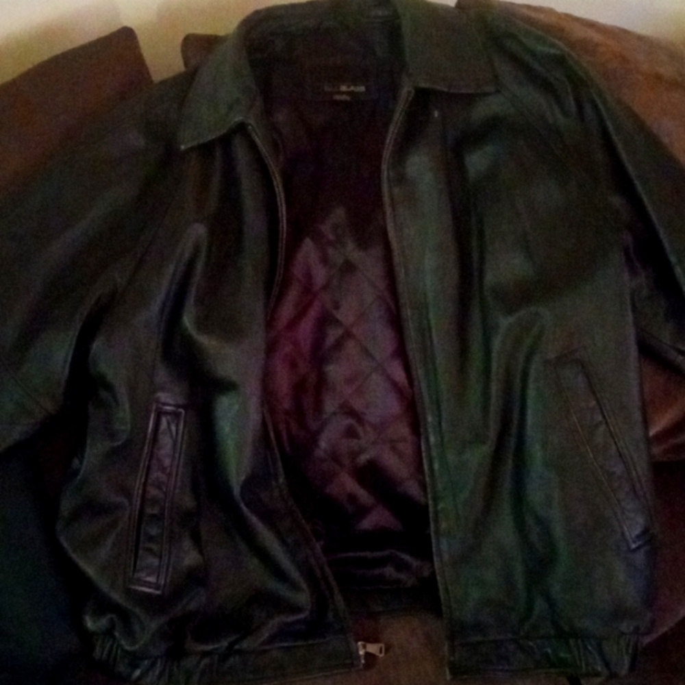 Bill blass leather jacket